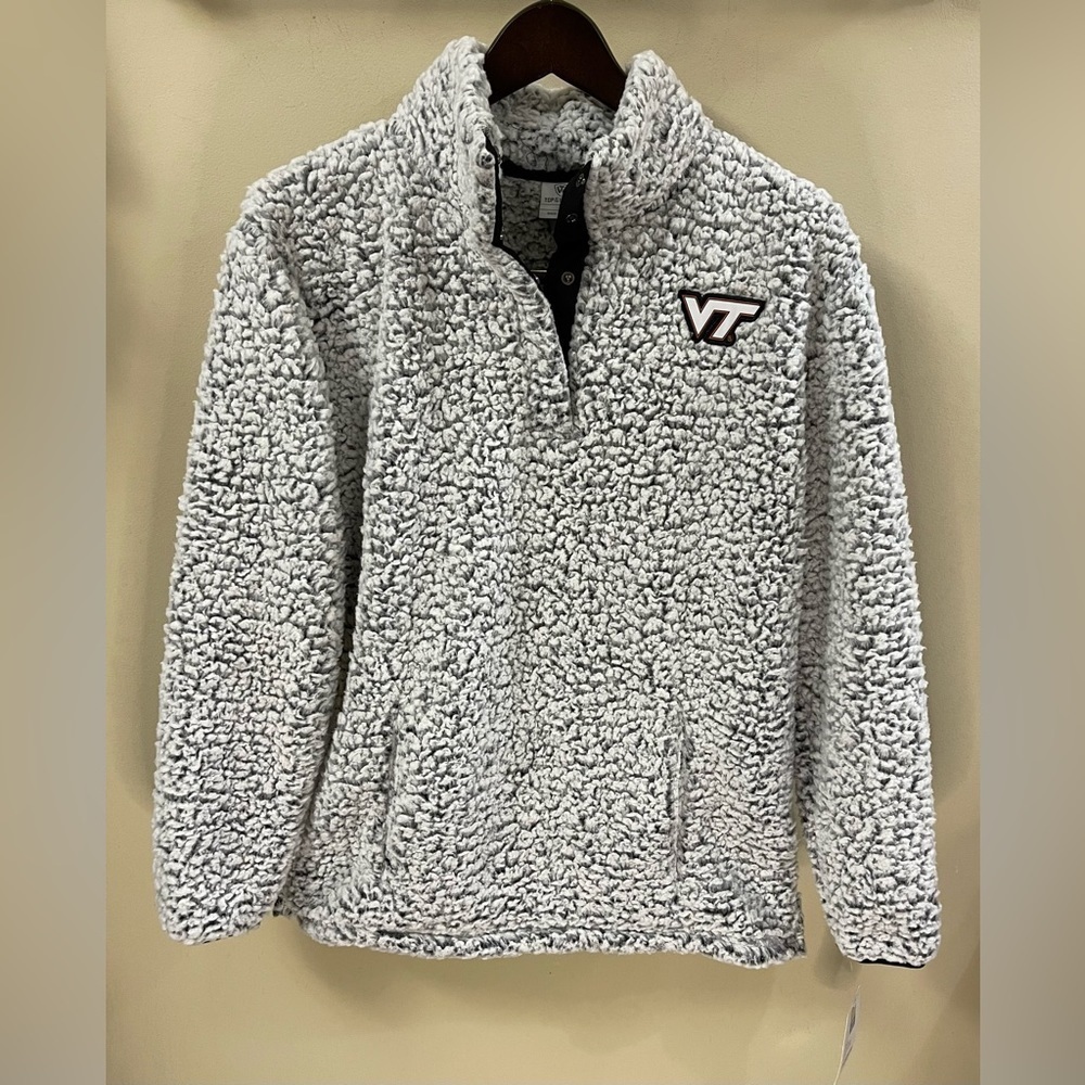 Top of the World Virginia Tech Gray Women’s Sherpa Size Small